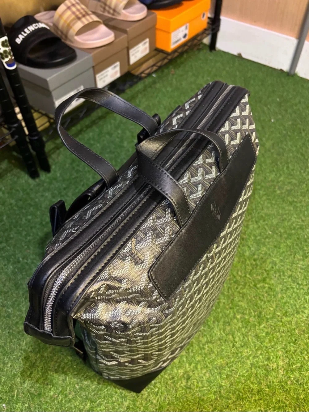 Goyard Black Backpack
